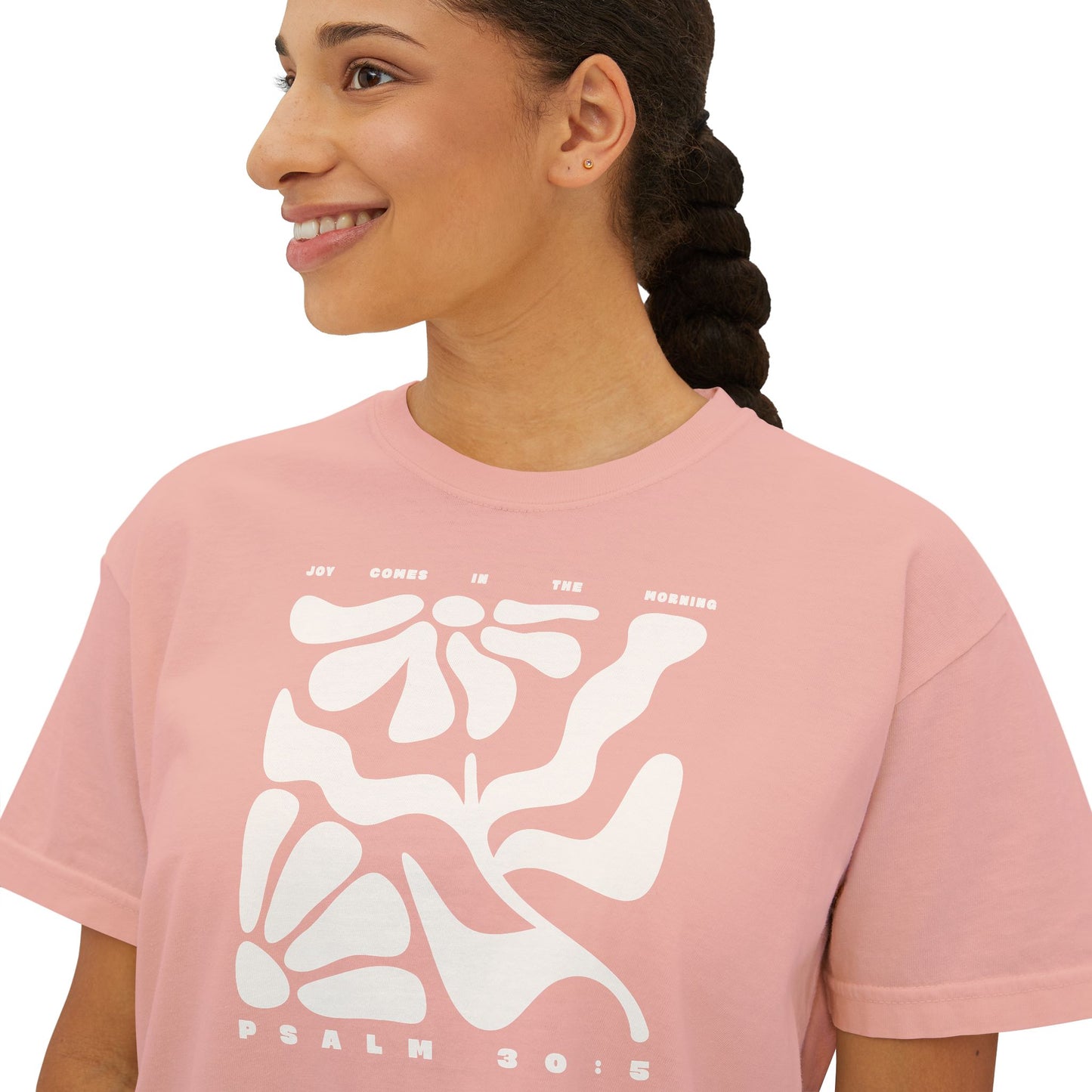 Joy Comes In The Morning | Boxy Tee (Comfort Colors)