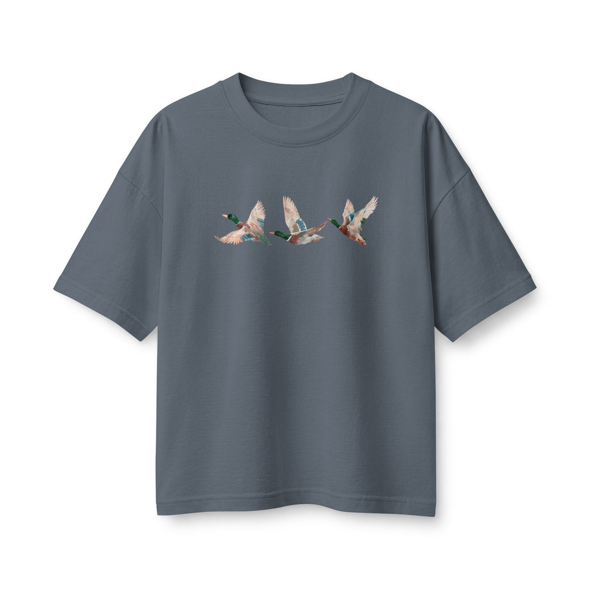 Watercolor Ducks | Boxy Tee (Bella+Canvas)