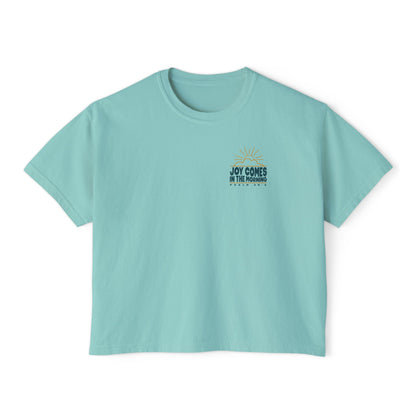 Sunrise Joy Comes In The Morning | Boxy Tee (Comfort Colors)