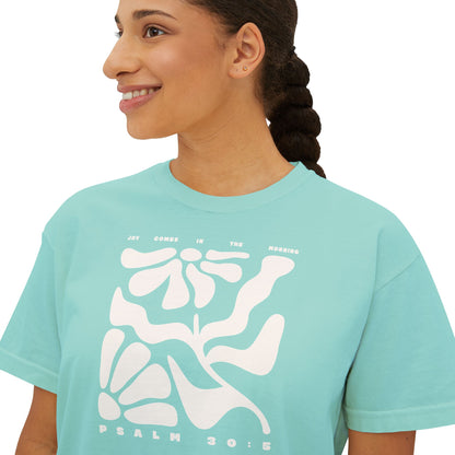 Joy Comes In The Morning | Boxy Tee (Comfort Colors)