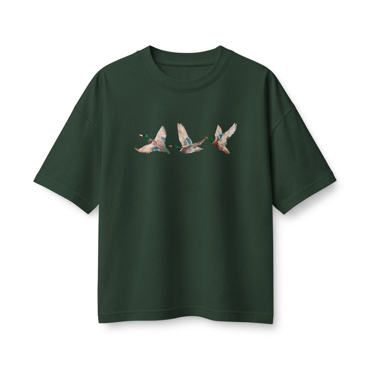 Watercolor Ducks | Boxy Tee (Bella+Canvas)