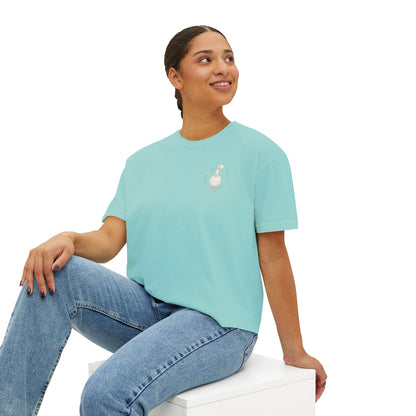 Joyfully Winging It | Boxy Tee Pocket Size Print (Comfort Colors)