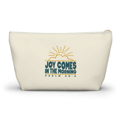 Sunrise Joy Comes in the Morning | Accessory Pouch — Small Cosmetic & Travel Bag
