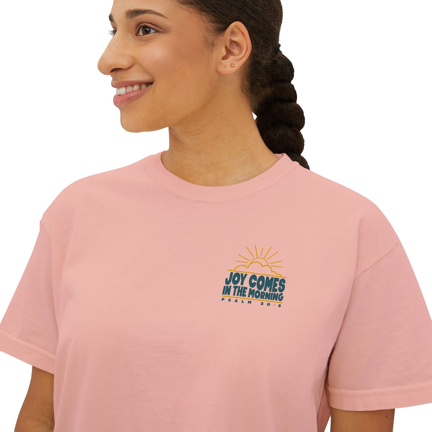 Sunrise Joy Comes In The Morning | Boxy Tee (Comfort Colors)