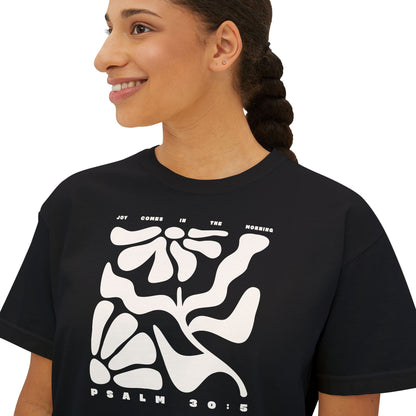 Joy Comes In The Morning | Boxy Tee (Comfort Colors)