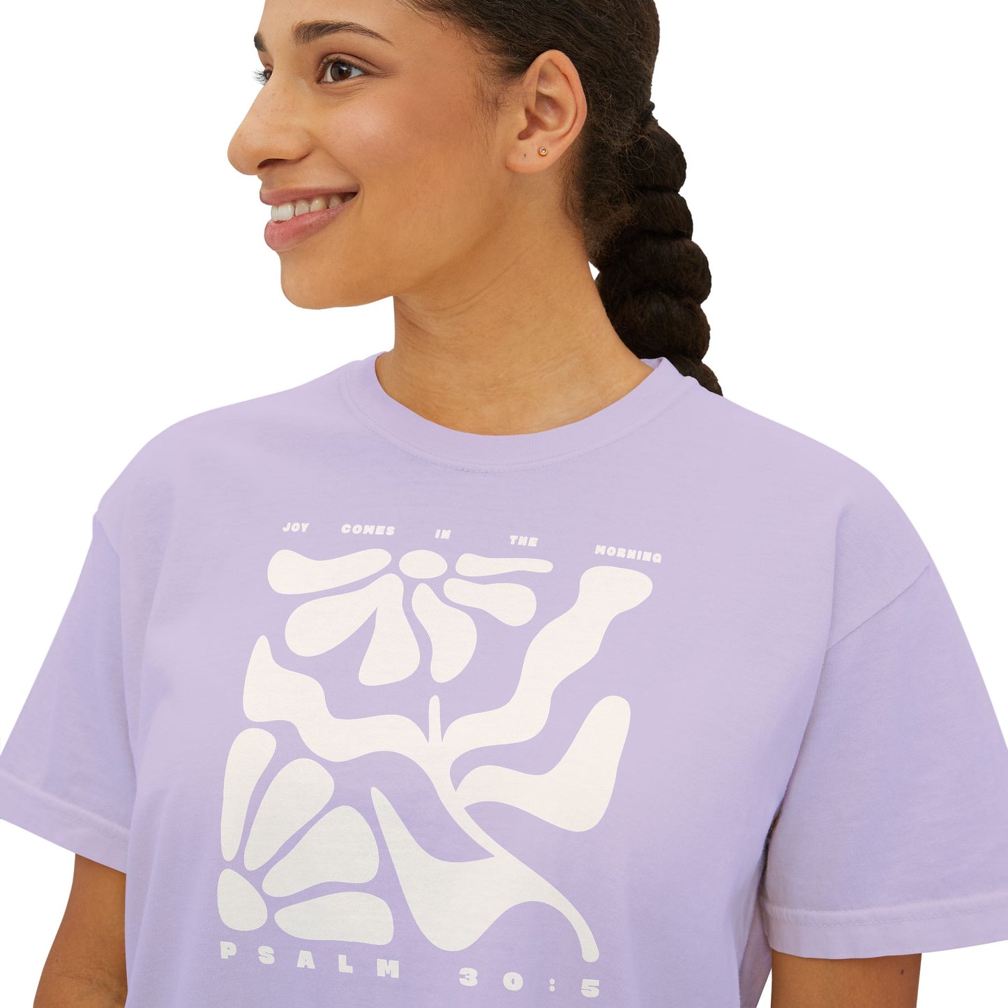 Joy Comes In The Morning | Boxy Tee (Comfort Colors)