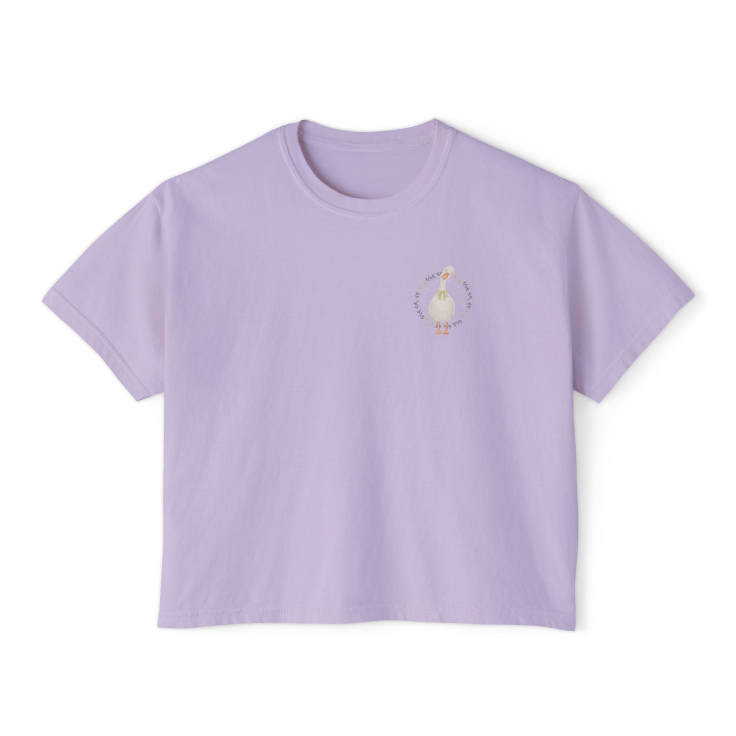 Joyfully Winging It | Boxy Tee Pocket Size Print (Comfort Colors)