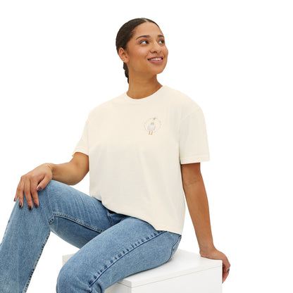 Joyfully Winging It | Boxy Tee Pocket Size Print (Comfort Colors)