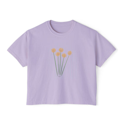 Hope | Blue Detail Boxy Tee (Comfort Colors)