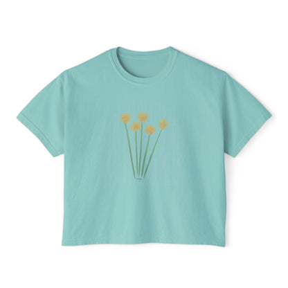 Hope | Blue Detail Boxy Tee (Comfort Colors)