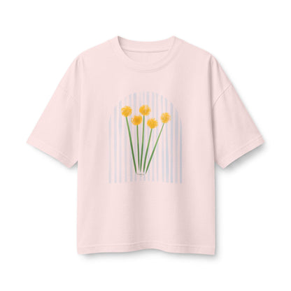 Hope | Boxy Tee w/ Blue Stripe (Bella+Canvas)