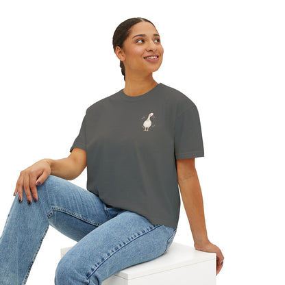 Joyfully Winging It | Boxy Tee Pocket Size Print (Comfort Colors)