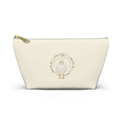 Joyfully Winging It | Accessory Pouch — Small Cosmetic & Travel Bag