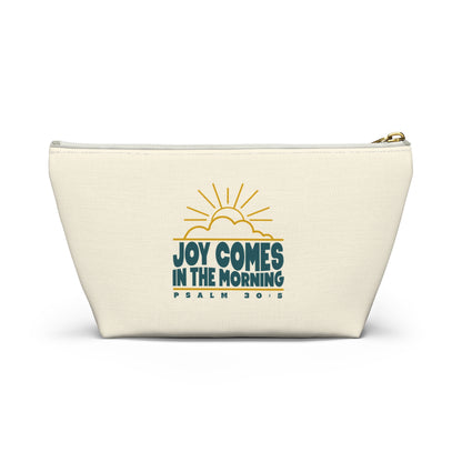 Sunrise Joy Comes in the Morning | Accessory Pouch — Small Cosmetic & Travel Bag