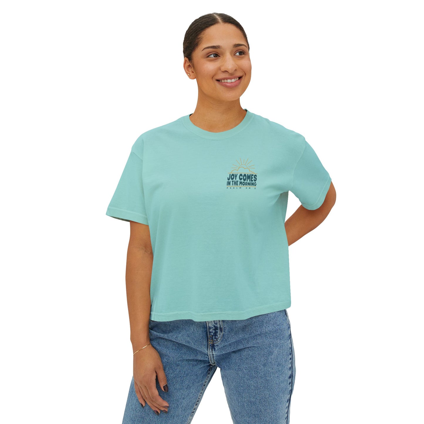 Sunrise Joy Comes In The Morning | Boxy Tee (Comfort Colors)