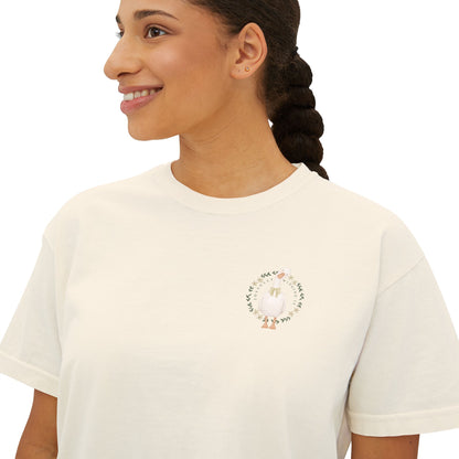 Joyfully Winging It | Boxy Tee Pocket Size Print (Comfort Colors)