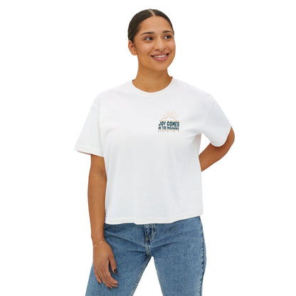 Sunrise Joy Comes In The Morning | Boxy Tee (Comfort Colors)