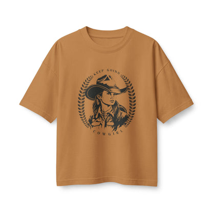 Keep Going Cowgirl | Boxy Tee (Bella+Canvas)