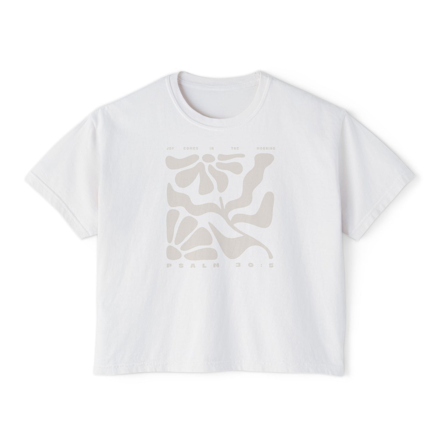 Joy Comes In The Morning | Boxy Tee (Comfort Colors)