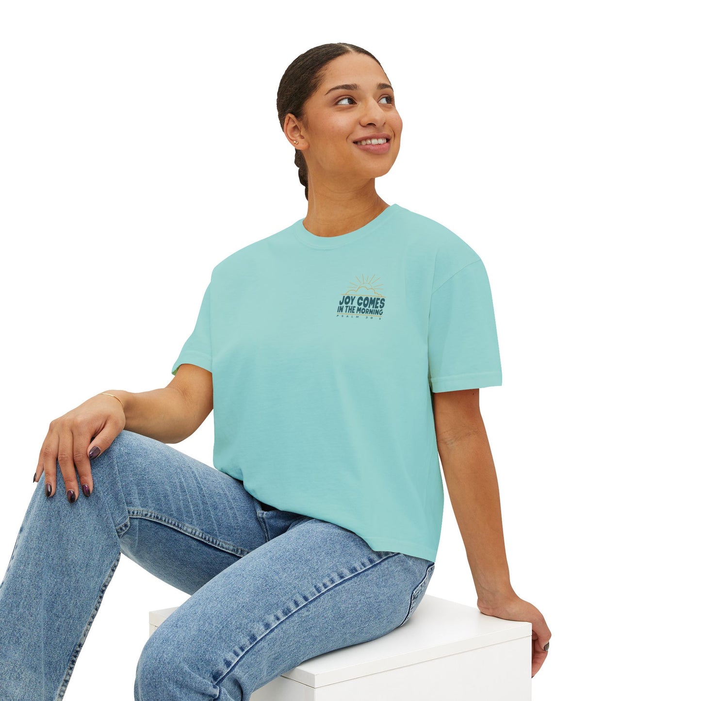 Sunrise Joy Comes In The Morning | Boxy Tee (Comfort Colors)