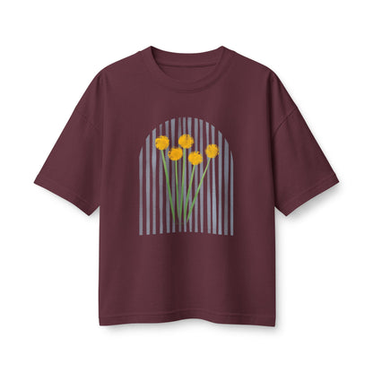 Hope | Boxy Tee w/ Blue Stripe (Bella+Canvas)