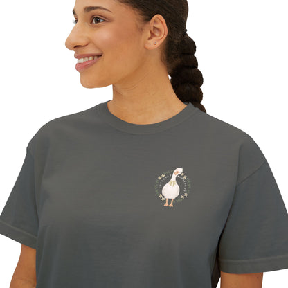 Joyfully Winging It | Boxy Tee Pocket Size Print (Comfort Colors)