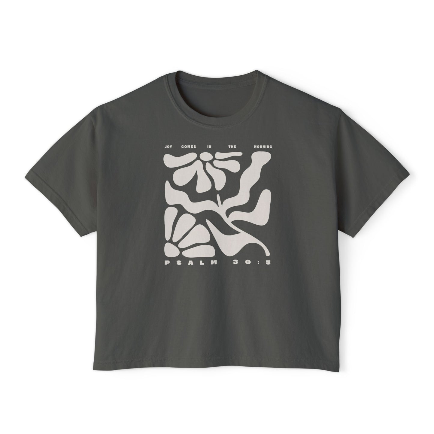 Joy Comes In The Morning | Boxy Tee (Comfort Colors)