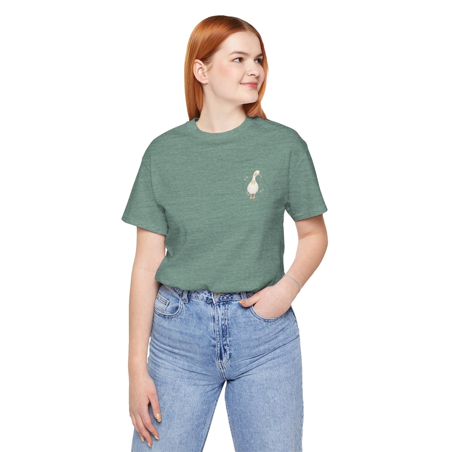 Joyfully Winging It | Bella Canvas Crewneck Pocket Size Print