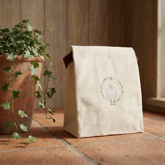 Joyfully Winging It | Canvas Lunch Bag