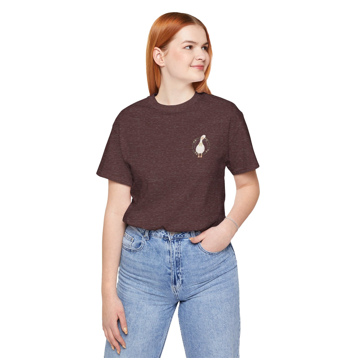Joyfully Winging It | Bella Canvas Crewneck Pocket Size Print