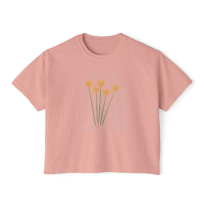 Hope | Blue Detail Boxy Tee (Comfort Colors)