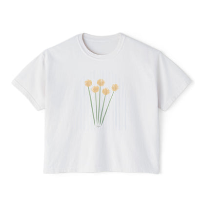 Hope | Blue Detail Boxy Tee (Comfort Colors)