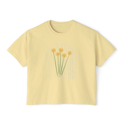 Hope | Blue Detail Boxy Tee (Comfort Colors)