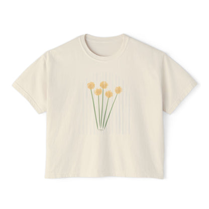 Hope | Blue Detail Boxy Tee (Comfort Colors)