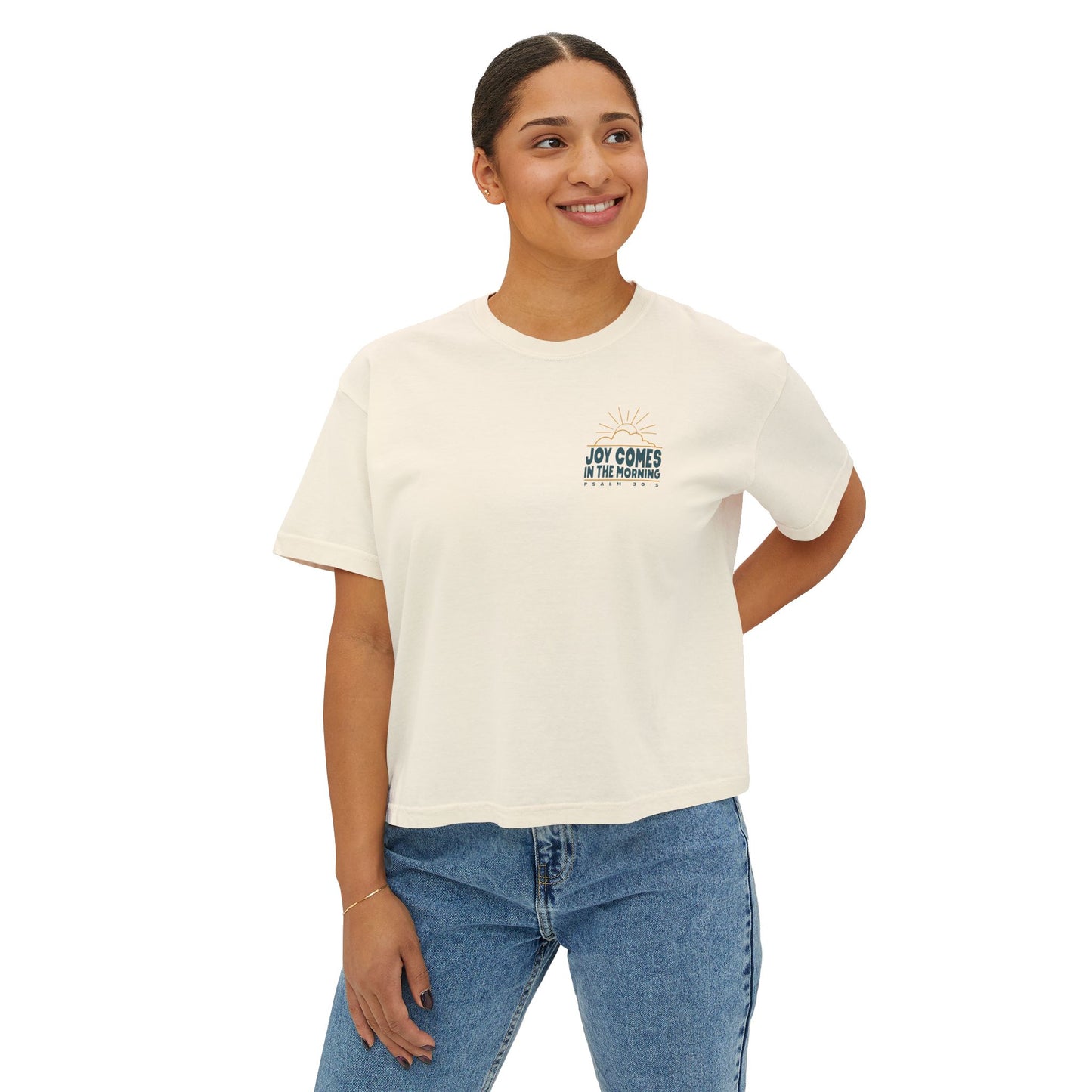 Sunrise Joy Comes In The Morning | Boxy Tee (Comfort Colors)