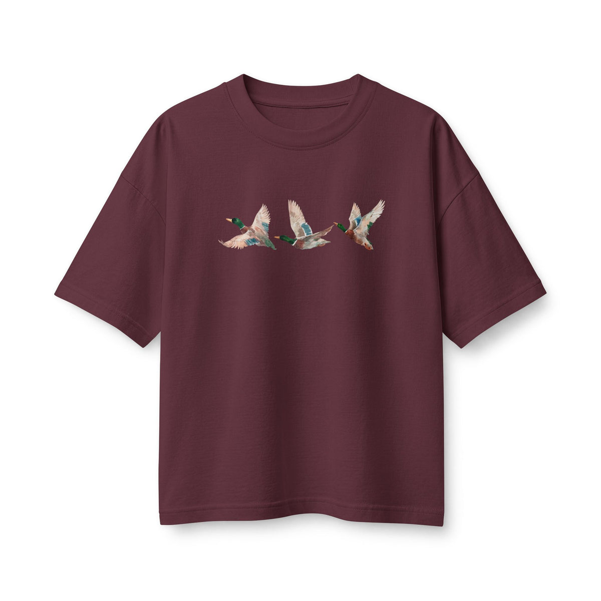 Watercolor Ducks | Boxy Tee (Bella+Canvas)