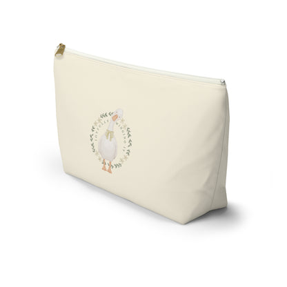Joyfully Winging It | Accessory Pouch — Small Cosmetic & Travel Bag