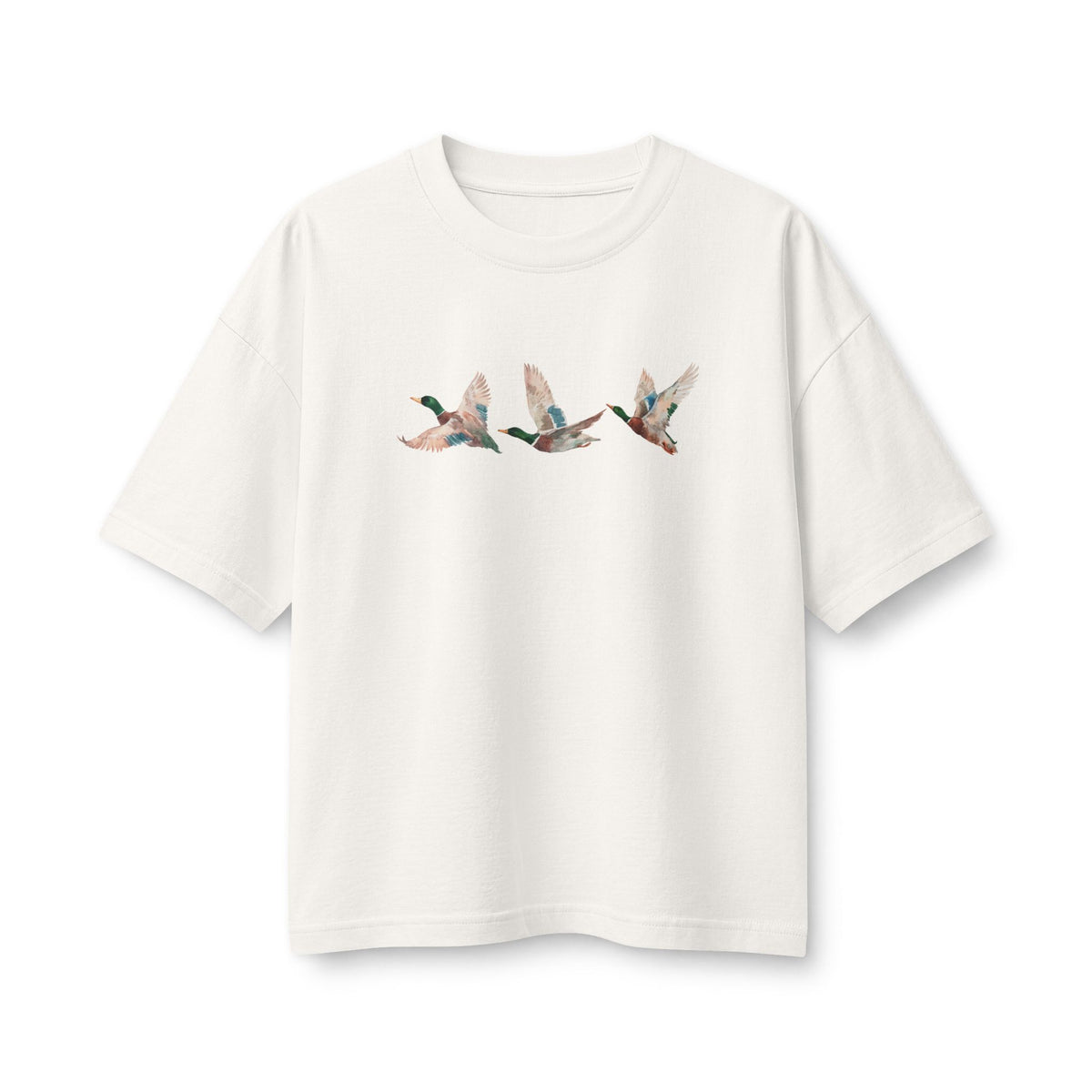 Watercolor Ducks | Boxy Tee (Bella+Canvas)