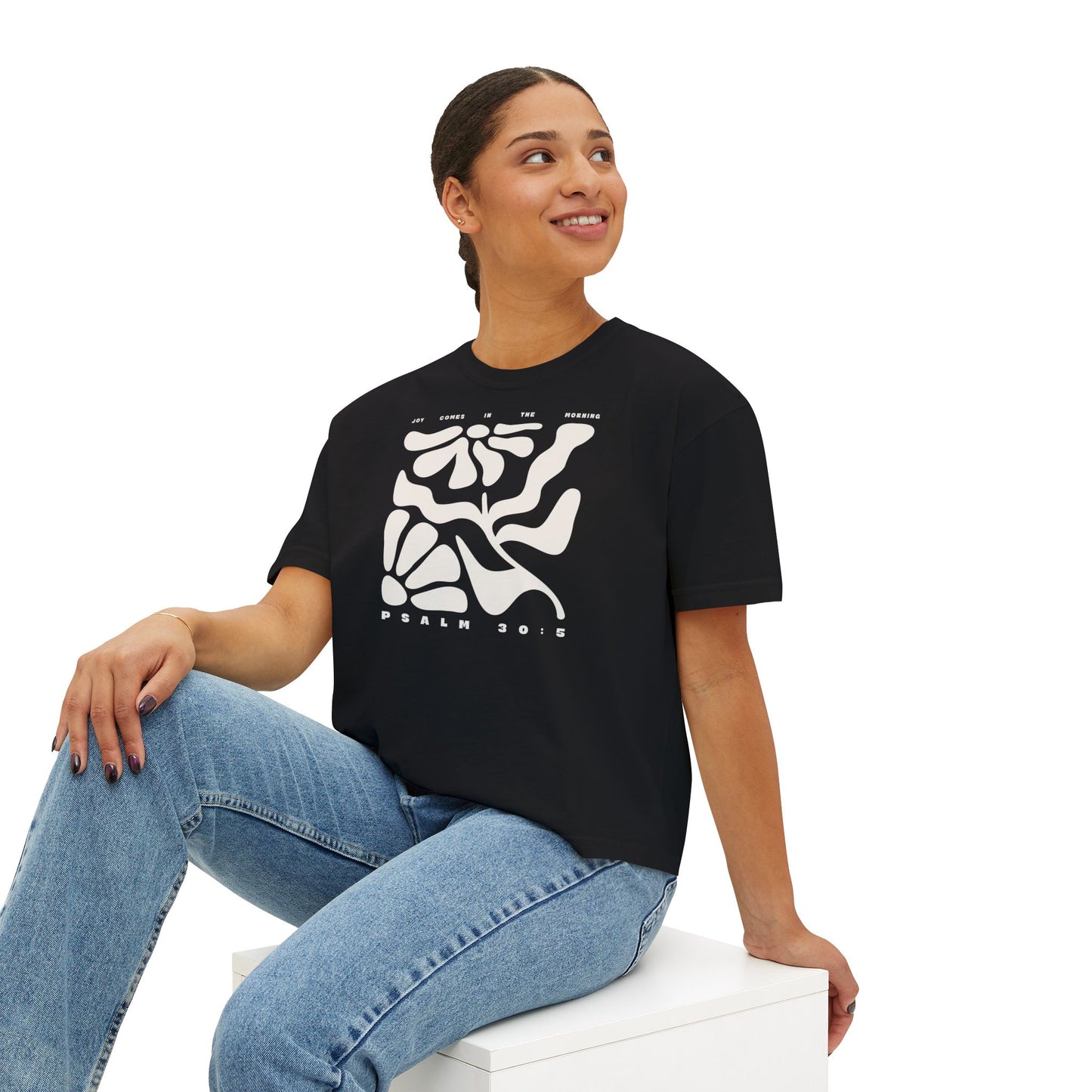 Joy Comes In The Morning | Boxy Tee (Comfort Colors)