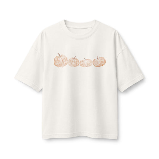 Neutral Pumpkin | Boxy Tee (Bella+Canvas)