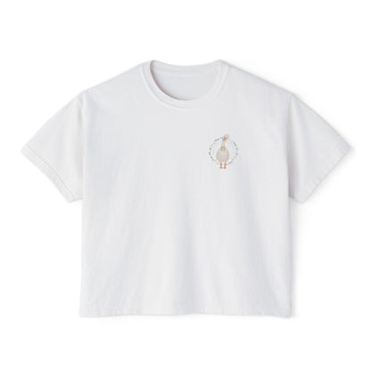 Joyfully Winging It | Boxy Tee Pocket Size Print (Comfort Colors)