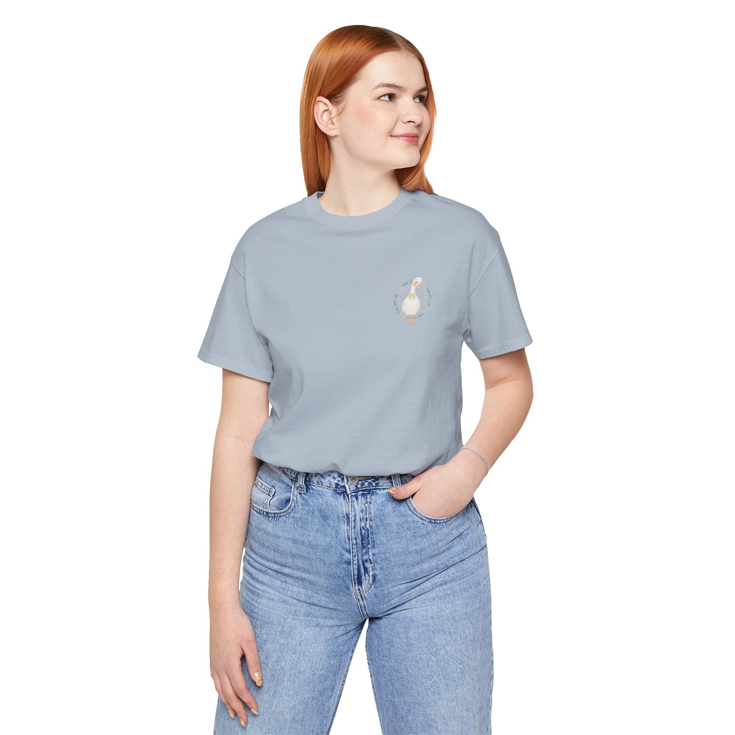 Joyfully Winging It | Bella Canvas Crewneck Pocket Size Print