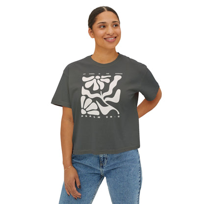 Joy Comes In The Morning | Boxy Tee (Comfort Colors)