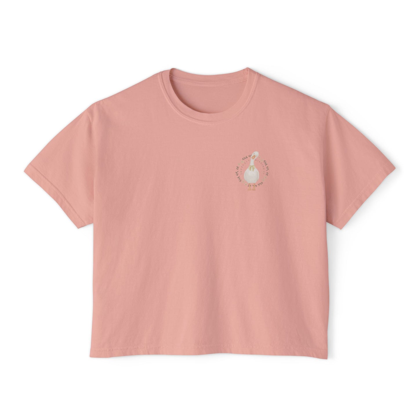 Joyfully Winging It | Boxy Tee Pocket Size Print (Comfort Colors)
