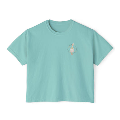 Joyfully Winging It | Boxy Tee Pocket Size Print (Comfort Colors)