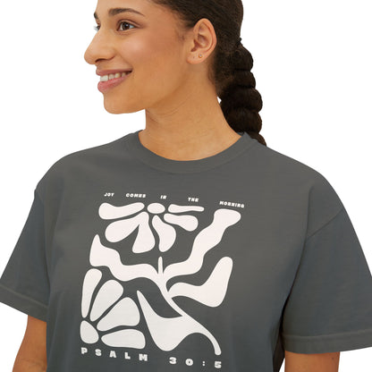 Joy Comes In The Morning | Boxy Tee (Comfort Colors)