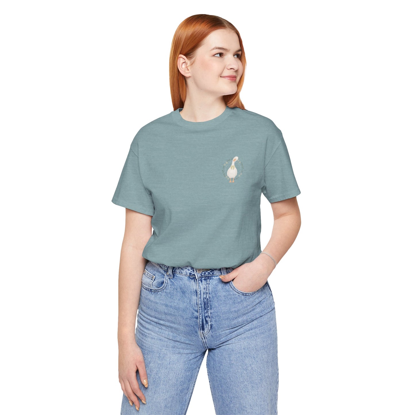 Joyfully Winging It | Bella Canvas Crewneck Pocket Size Print