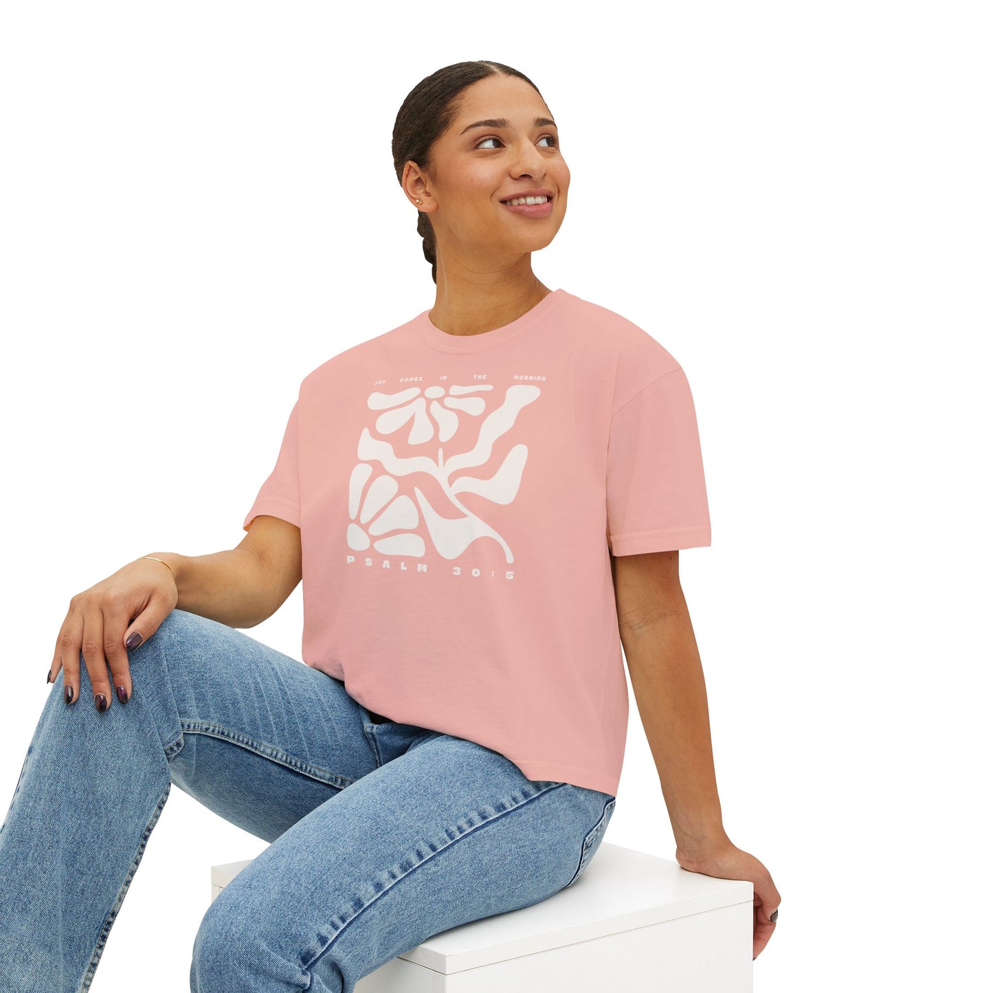 Joy Comes In The Morning | Boxy Tee (Comfort Colors)