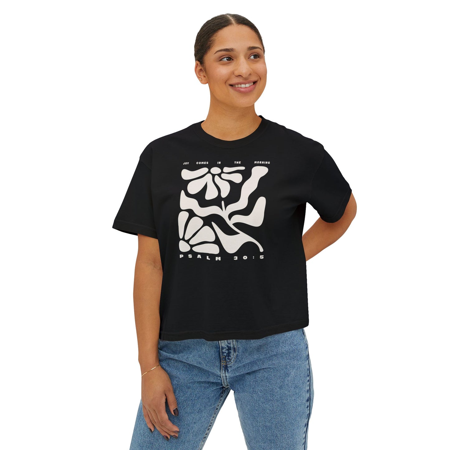 Joy Comes In The Morning | Boxy Tee (Comfort Colors)