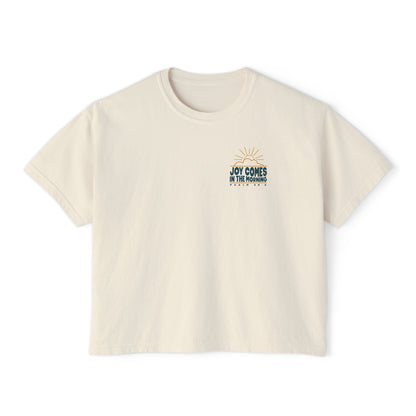Sunrise Joy Comes In The Morning | Boxy Tee (Comfort Colors)